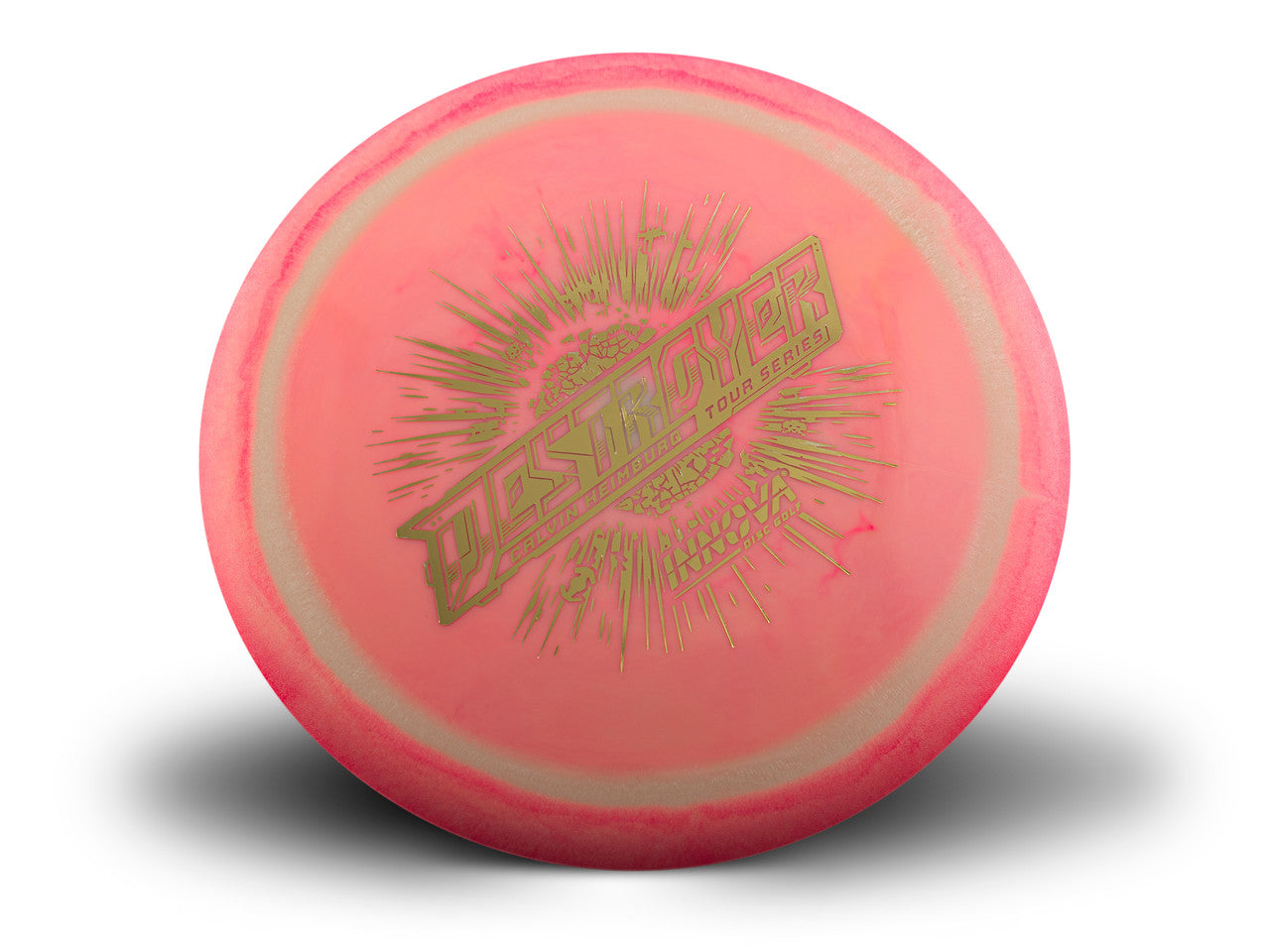 Destroyer Proto Glow Halo Star (Calvin Heimburg 2024 Tour Series) INNOVA DISC GOLF CANADA Destroyer Distance Driver Flexible Premium Opaque Grips Well Overstable Impact Resistant High Stability