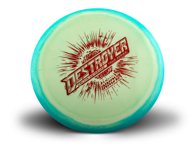 Destroyer Proto Glow Halo Star (Calvin Heimburg 2024 Tour Series) INNOVA DISC GOLF CANADA Destroyer Distance Driver Flexible Premium Opaque Grips Well Overstable Impact Resistant High Stability