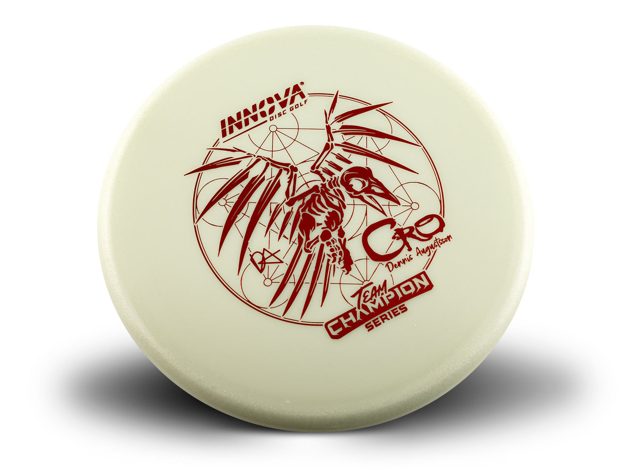 Cro Proto Glow Star (Dennis Augustsson 2024 Tour Series) Consistent flights, Placement , and Spike Hyzers Impact Resistant Durable Fade Slick Finish High Flexibility Weather Resistant Fade Hold