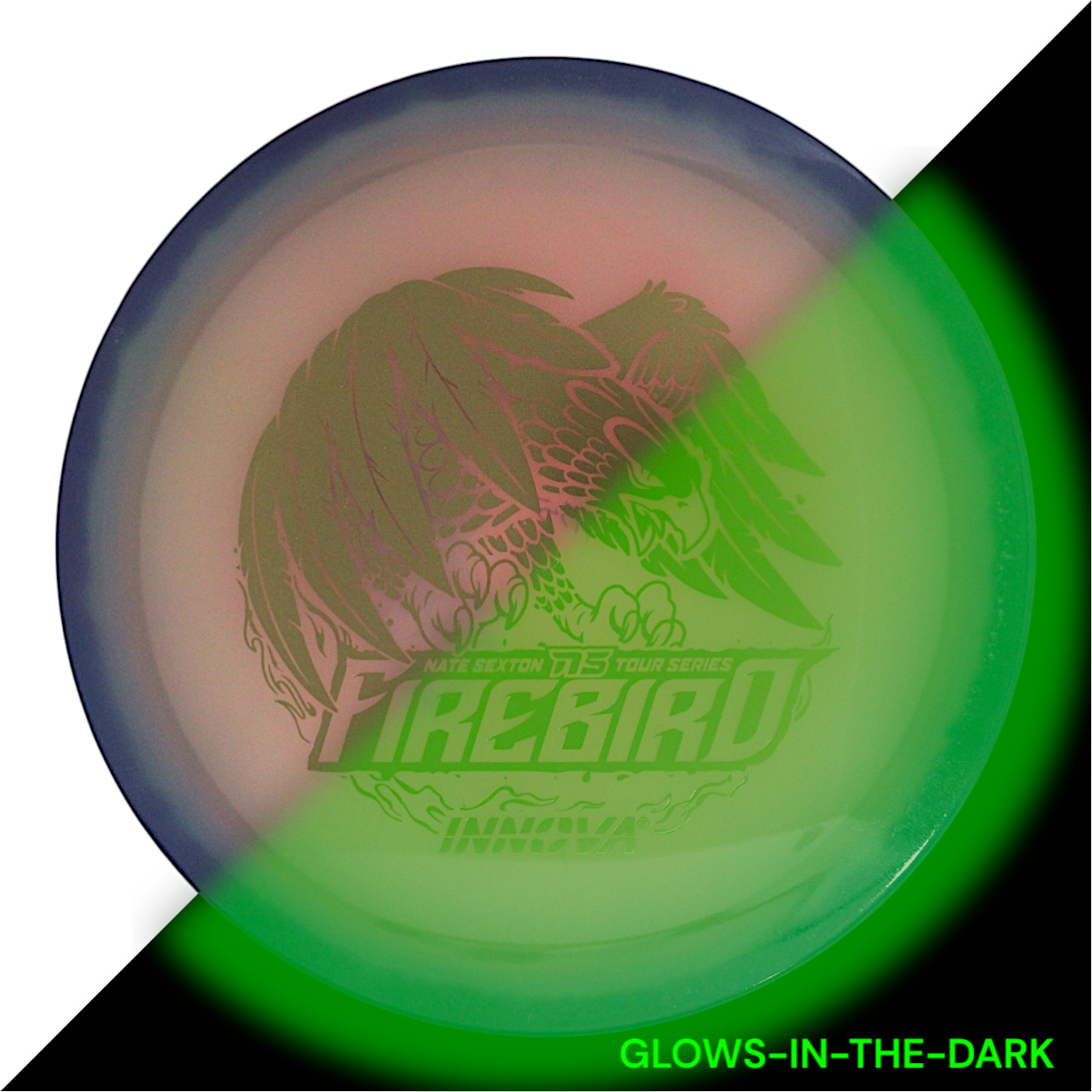 Firebird Proto Glow Halo Champion (Nate Sexton 2024 Tour Series) INNOVA DISC GOLF CANADA Firebird Star Fairway Driver Superior grip Good durability Consistent flight path
Stable flight path Resistant to scratches