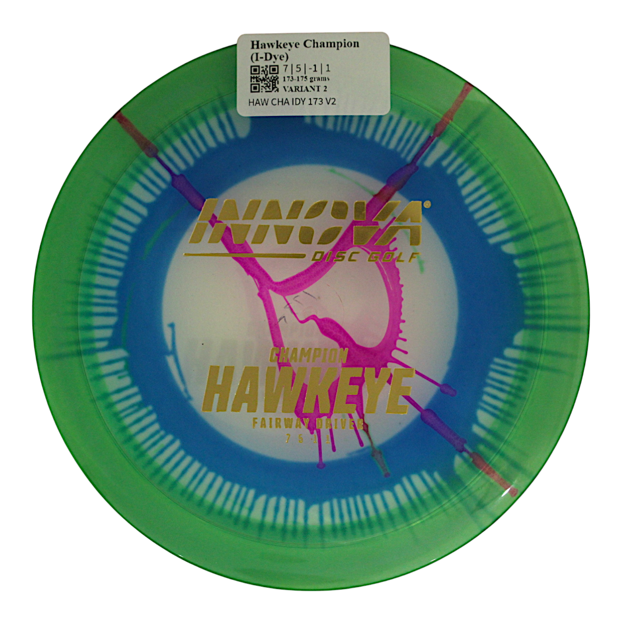 Innova Disc Golf Canada Champion I-Dye Hawkeye Fairway Driver