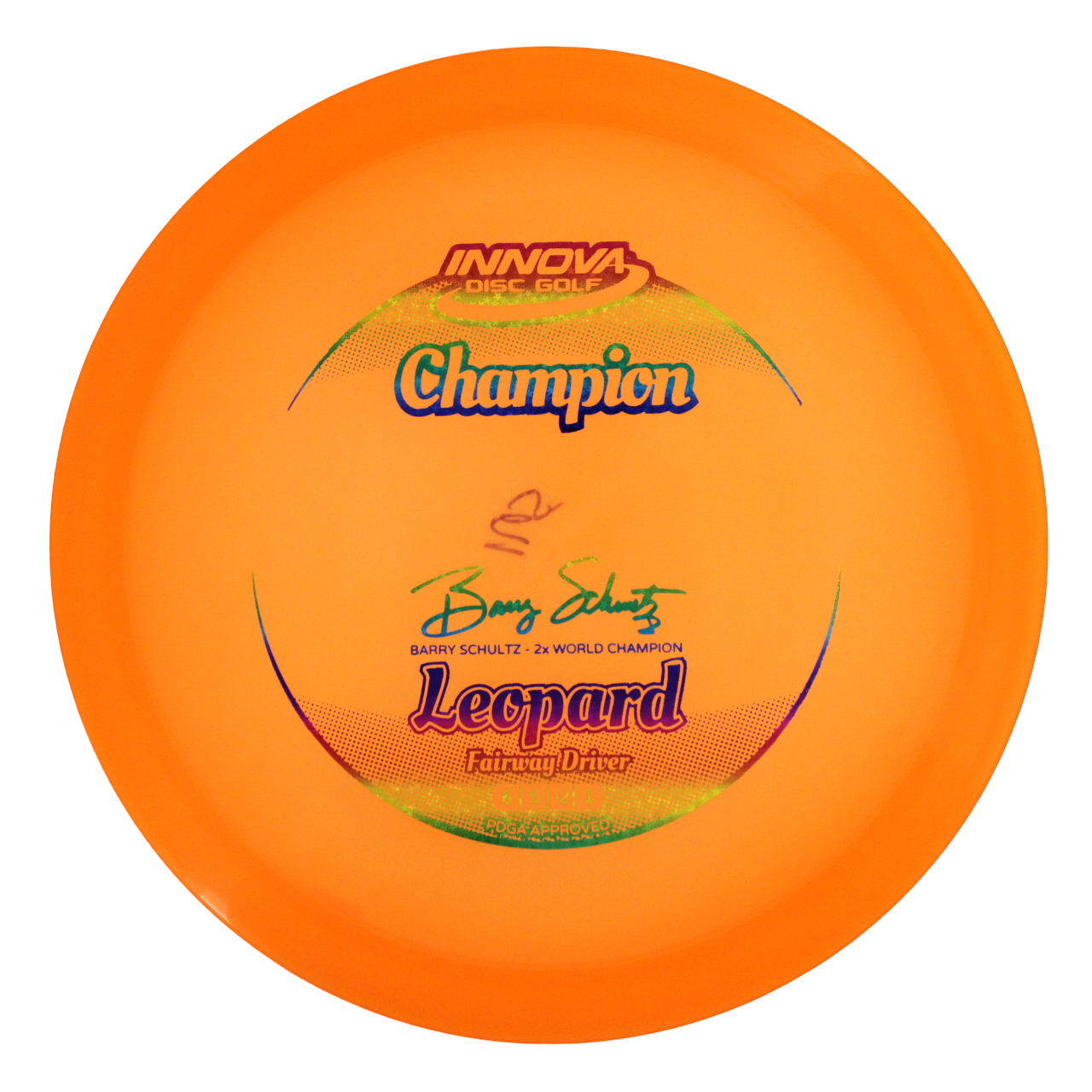 Innova Disc Golf Canada Champion Leopard Fairway Driver Good Glide Increased Control Versatile good Speed Improved Glide Comfortable Grip Signature Edition High Hold High Flexibility Durable Flex