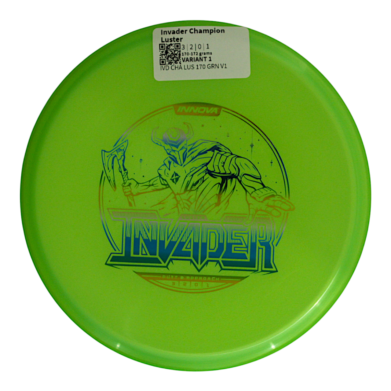 INNOVA DISC GOLF CANADA Invader Putter Hand Moldable Reduced Power Reduced Speed Slow Glide Highly Flexible Wind friendly overstable flat