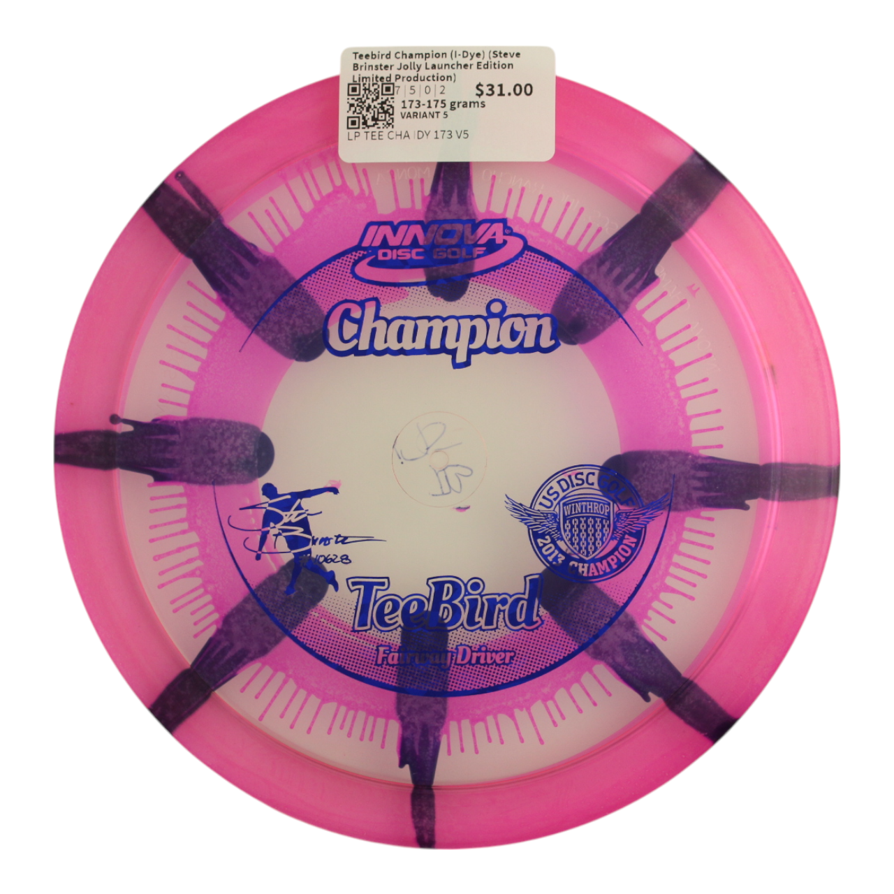 Teebird Champion (I-Dye) (Steve Brinster Jolly Launcher Edition - Limited Production)