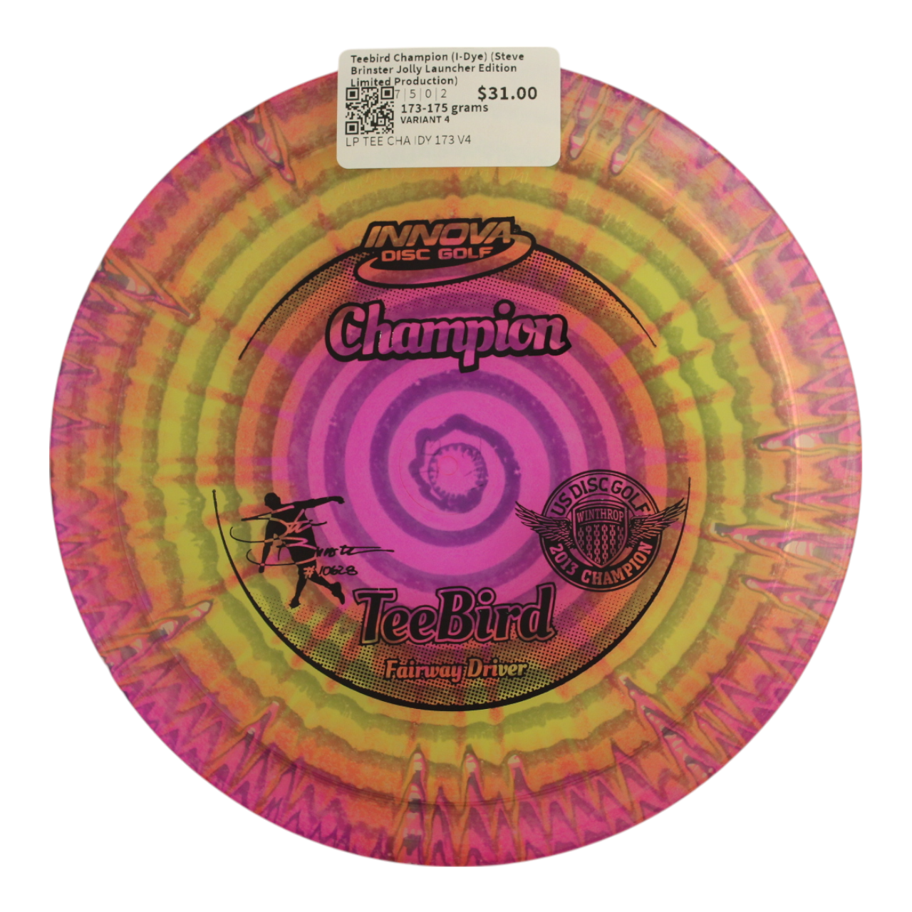 Teebird Champion (I-Dye) (Steve Brinster Jolly Launcher Edition - Limited Production)