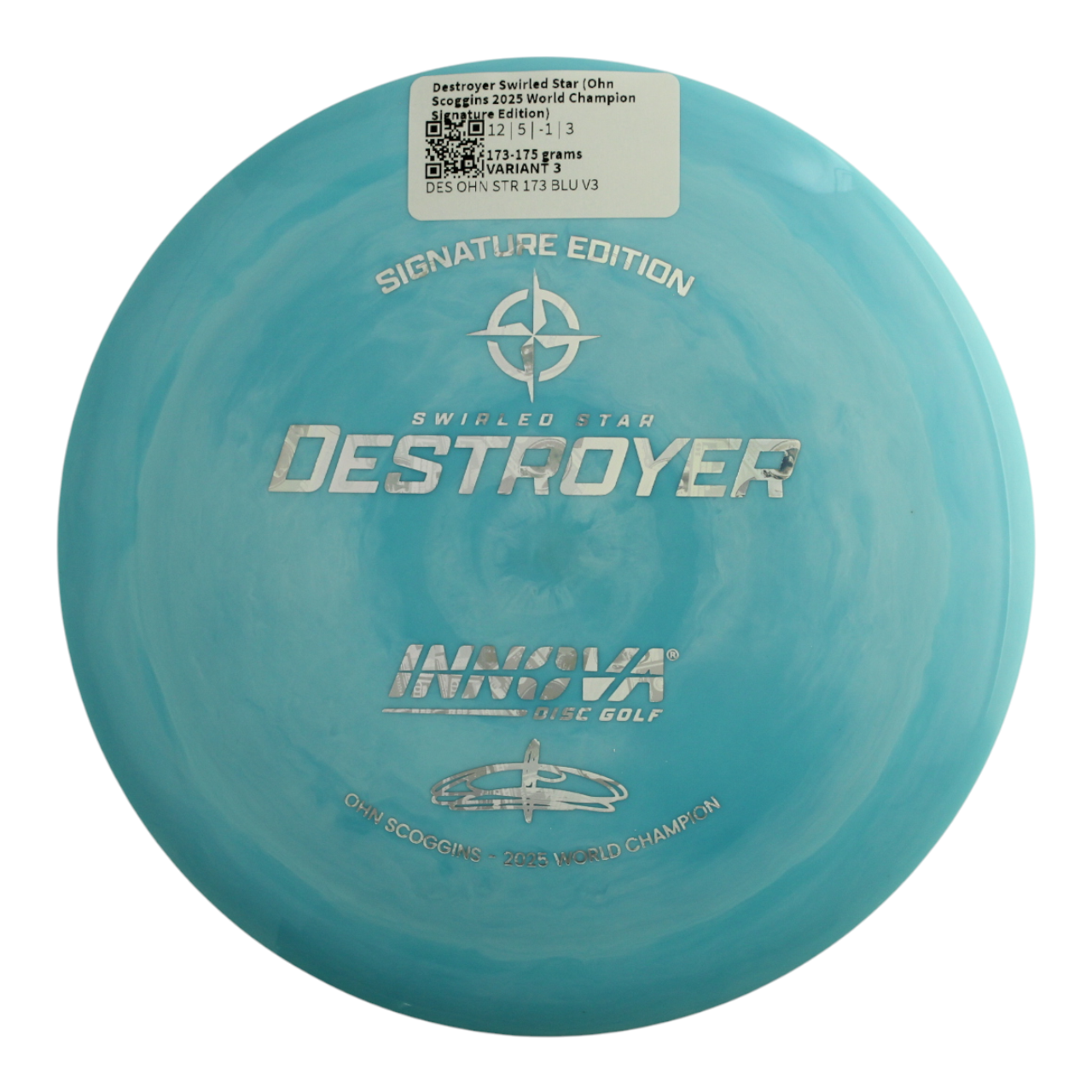 Destroyer Swirled Star (Ohn Scoggins 2025 World Champion Signature Edition)