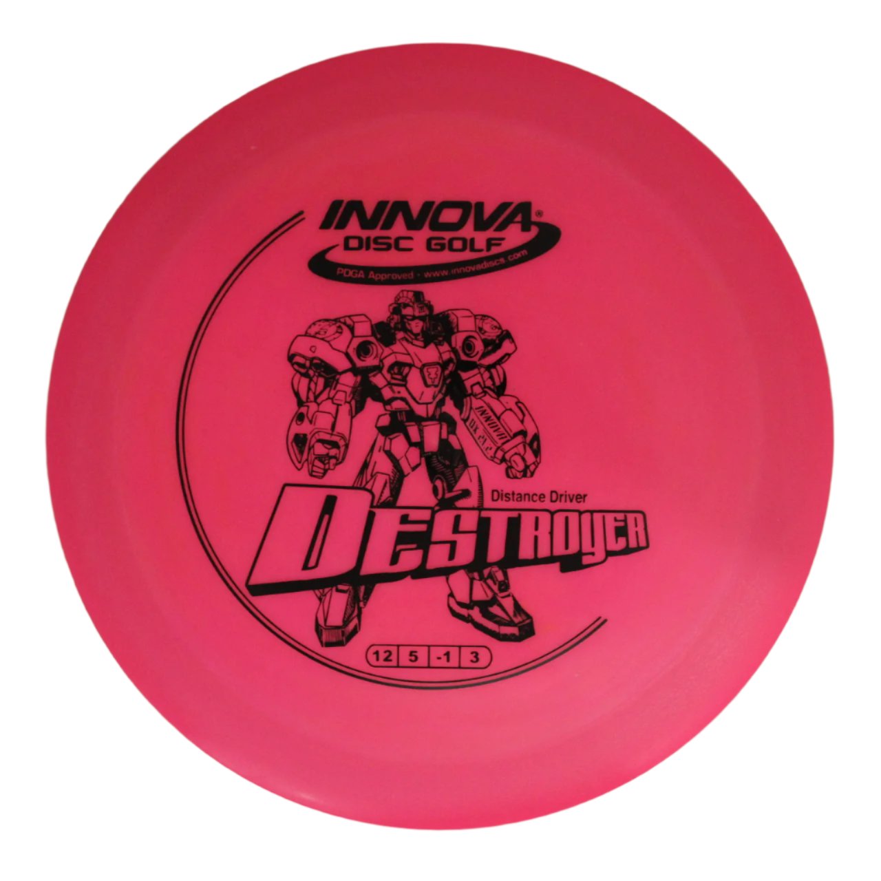 INNOVA DISC GOLF CANADA Destroyer
Distance Driver Slick Finish Versatile Colors Good Durability Overstable Impact Resistant Improved Glide Flexible in cooler conditions Great for distance and control Maintains stability over time Comfortable for grip lightweight