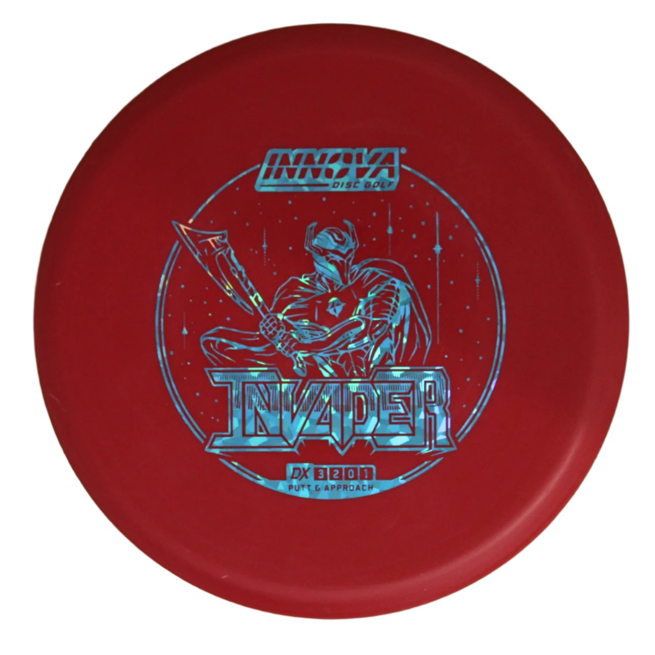 INNOVA DISC GOLF CANADA Invader Putter Hand Moldable Reduced Power Reduced Speed Slow Glide Highly Flexible Wind friendly overstable flat