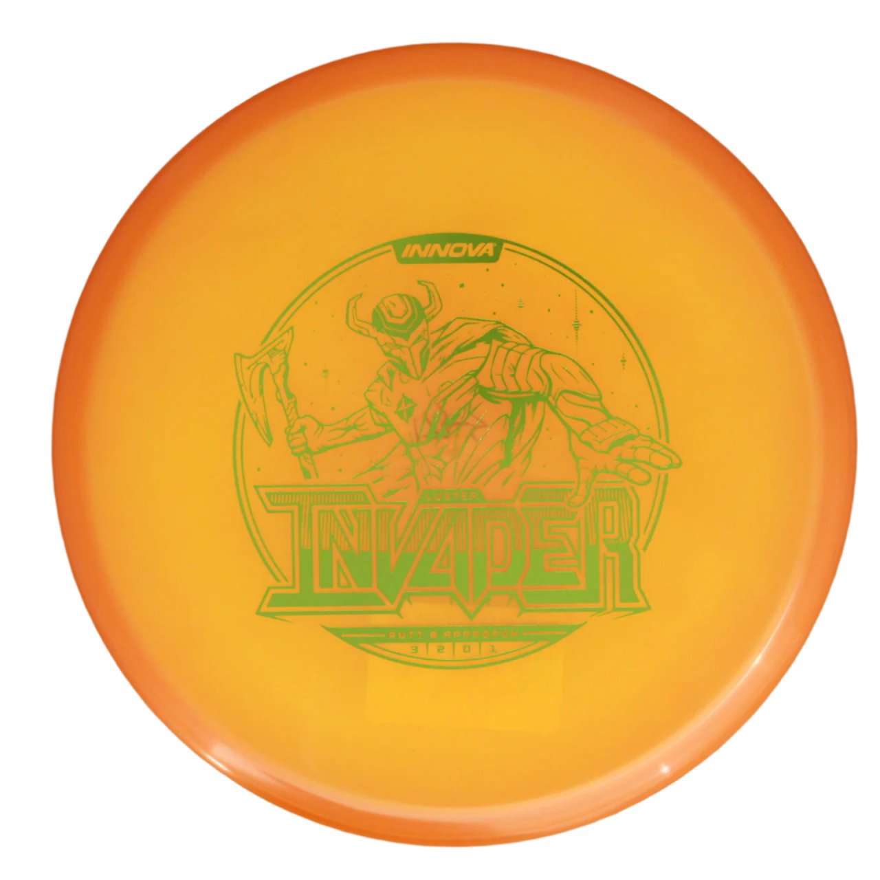 INNOVA DISC GOLF CANADA Invader Putter Hand Moldable Reduced Power Reduced Speed Slow Glide Highly Flexible Wind friendly overstable flat
