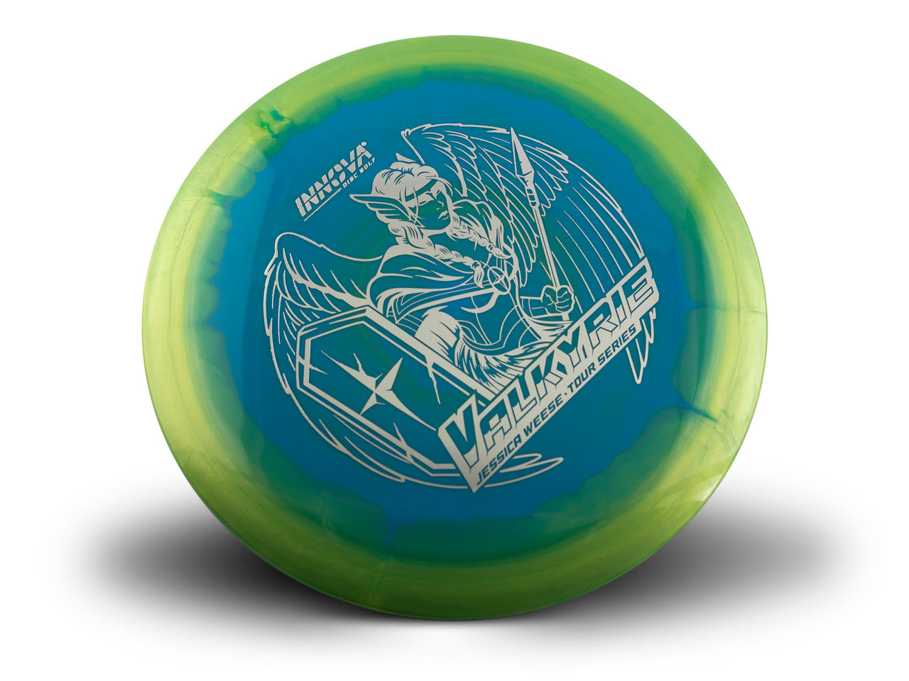 Valkyrie Halo Star (Jessica Weese 2024 Tour Series) Grippy feel Good durability Flexible in cooler conditions Great for distance and control Maintains stability over time Comfortable for grip