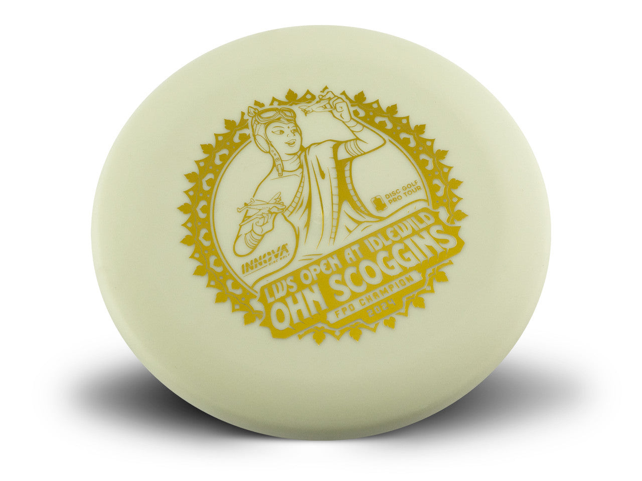 Innova Disc Golf Ohn Scoggins Commemorative Edition Proto Glow JK Pro Aviar