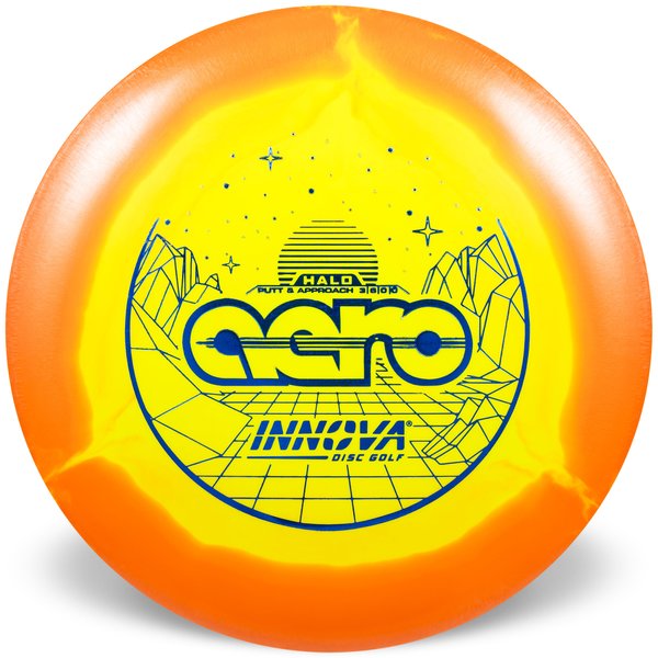 INNOVA DISC GOLF CANADA
AERO
HALO STAR
PUTTER
STRAIGHT FLYING PUTTER
BC ONTARIO
PUTT AND APPROACH
BEGINNER FRIENDLY
DURABLE
PREMIUM
HIGH GLIDE