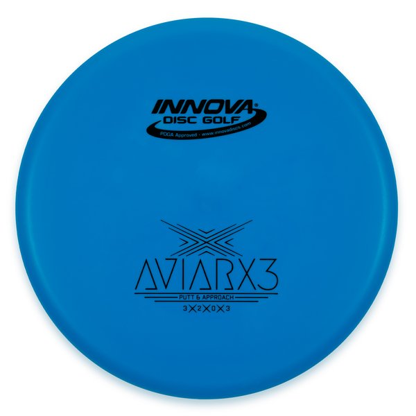 Innova Disc Golf Canada Champion AviarX3 Aviar X3 Innova Disc Golf Canada AviarX3 Putt & Approach Disc INNOVA DISC GOLF CANADA
PUTT AND APPROACH
STABLE PUTTER
BC ONTARIO
SPIN PUTTS
ONE DISC ROUNDS
Grippy feel Great durability Flexible in cooler conditions Great for distance and control Maintains stability over time Comfortable for grip