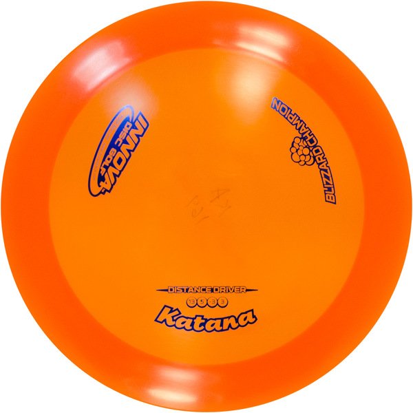 Innova Disc Golf Canada Blizzard Champion Katana Distance Driver Distance Driver Distance Driver Firm grip High durability Stable flight path Resistant to scratches Ideal for advanced players Flexible in cooler conditions Great for distance and control Maintains stability over time Comfortable for grip
