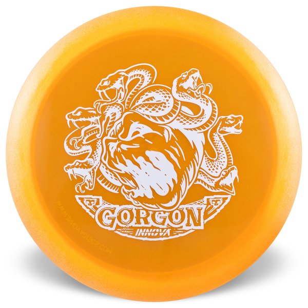 Innova Disc Golf Canada Halloween Limited Edition Proto Colour Glow Champion Gorgon Distance Driver INNOVA DISC GOLF CANADA Gorgon Distance Driver Quality grip High Speed Long Distance Ideal for Power Throws Reliable Fade high glide grippy durable
Glows in dark