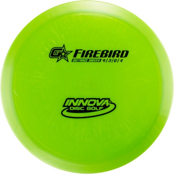 Firebird Distance Driver INNOVA DISC GOLF CANADA Firebird Grippy
Durable Power Player Headwind Use Cold Hardened Vibrant Colors Durable Option Textured Surface
Cold Grip Power Driver Color Fades