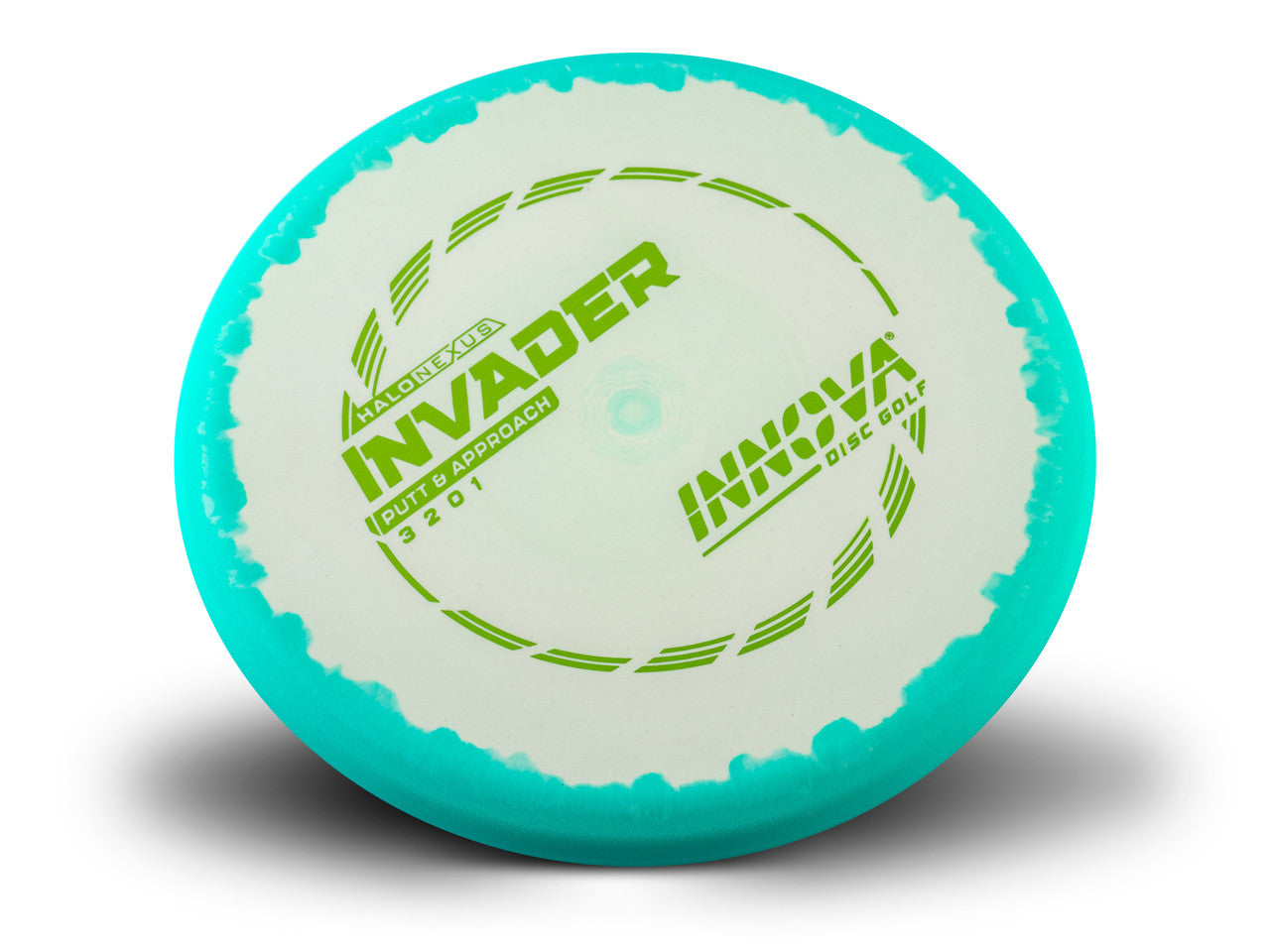 Innova Disc Golf Canada Halo Nexus Invader INNOVA DISC GOLF CANADA Invader Putter Hand Moldable Reduced Power Reduced Speed Slow Glide Highly Flexible Wind friendly overstable flat Durable grippy