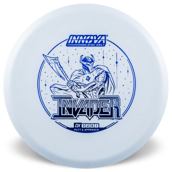 INNOVA DISC GOLF CANADA Invader Putter Hand Moldable Reduced Power Reduced Speed Slow Glide Highly Flexible Wind friendly overstable flat