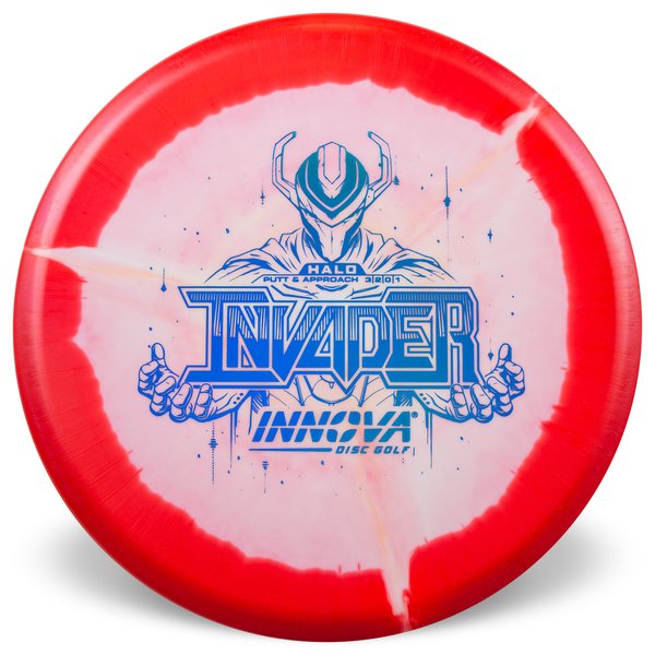 Innova Disc Golf Canada Halo Nexus Invader INNOVA DISC GOLF CANADA Invader Putter Hand Moldable Reduced Power Reduced Speed Slow Glide Highly Flexible Wind friendly overstable flat Durable grippy
Premium
