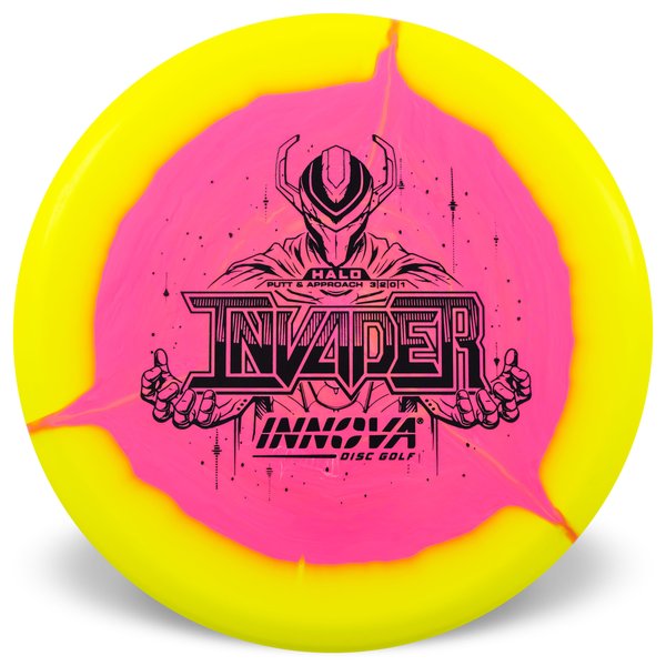 Innova Disc Golf Canada Halo Nexus Invader INNOVA DISC GOLF CANADA Invader Putter Hand Moldable Reduced Power Reduced Speed Slow Glide Highly Flexible Wind friendly overstable flat Durable grippy
Premium