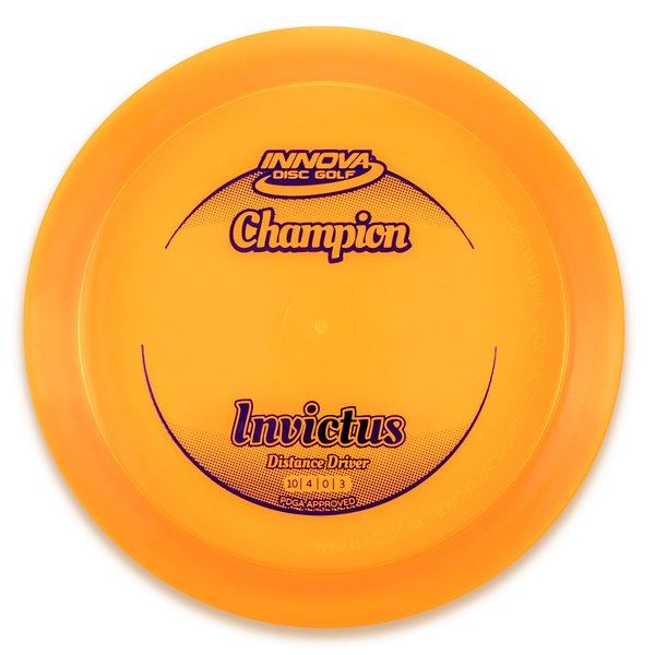 INNOVA DISC GOLF CANADA Invictus Champion Distance Driver High Hold Durable Fade High Flexibility Grip Enhanced Weather Resistant Consistent Fade