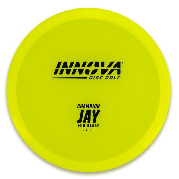 INNOVA DISC GOLF CANADA
Jay Champion Stable flight path Good pricing Resistant to scratches
Grippy feel Good durability Flexible in cooler conditions Great for distance and control Maintains stability over time Comfortable for grip