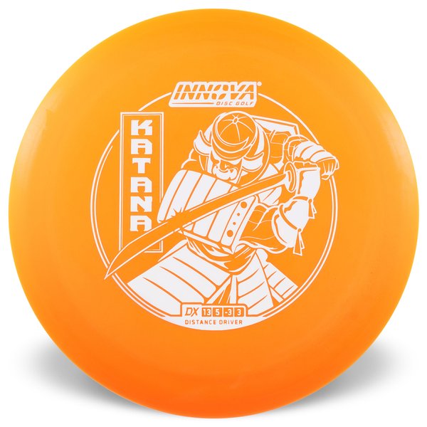 Innova Disc Golf Canada DX Katana Distance Driver Distance Driver Distance Driver Firm grip gooddurability Stable flight path Resistant to scratches Ideal for advanced players Flexible in cooler conditions Great for distance and control Maintains stability over time Comfortable for grip good Glide