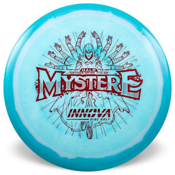 Innova Disc Golf Canada Halo Star Mystere Distance Driver Distance Driver Improved Grip Flexible Ideal for Power Throws Wind Resistant High Speed Good Glide