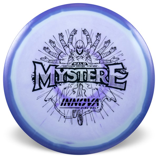 Innova Disc Golf Canada Halo Star Mystere Distance Driver Improved Grip Flexible Ideal for Power Throws Wind Resistant High Speed Good Glide
great durability