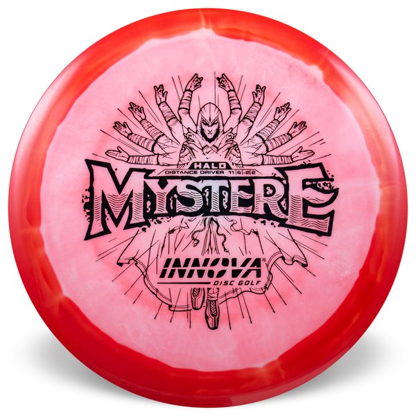 Innova Disc Golf Canada Halo Star Mystere Distance Driver Improved Grip Flexible Ideal for Power Throws Wind Resistant High Speed Good Glide
great durability