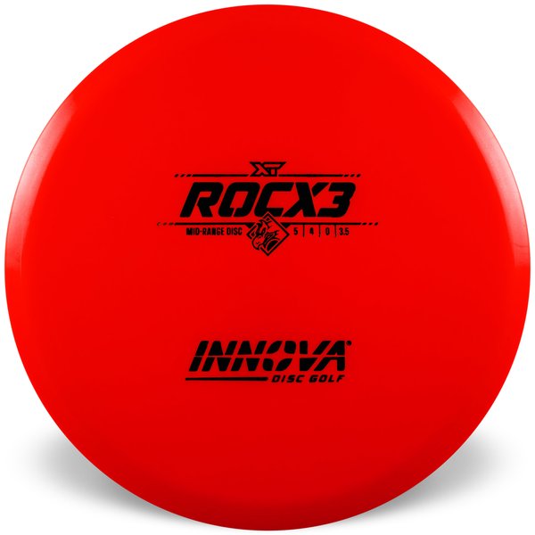 NNOVA DISC GOLF CANADA XT RocX3
Midrange Firm grip good durability Stable flight path Resistant to scratches Ideal for advanced players overstable moderate glide
forehand shots no turn