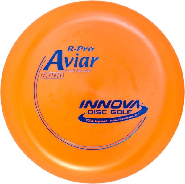 Innova Disc Golf Canada R-Pro Aviar Putt & Approach Disc Soft grip Moderate durability Best for putters and approaches Good for beginners Excellent for touch shots Retains grip even when wet