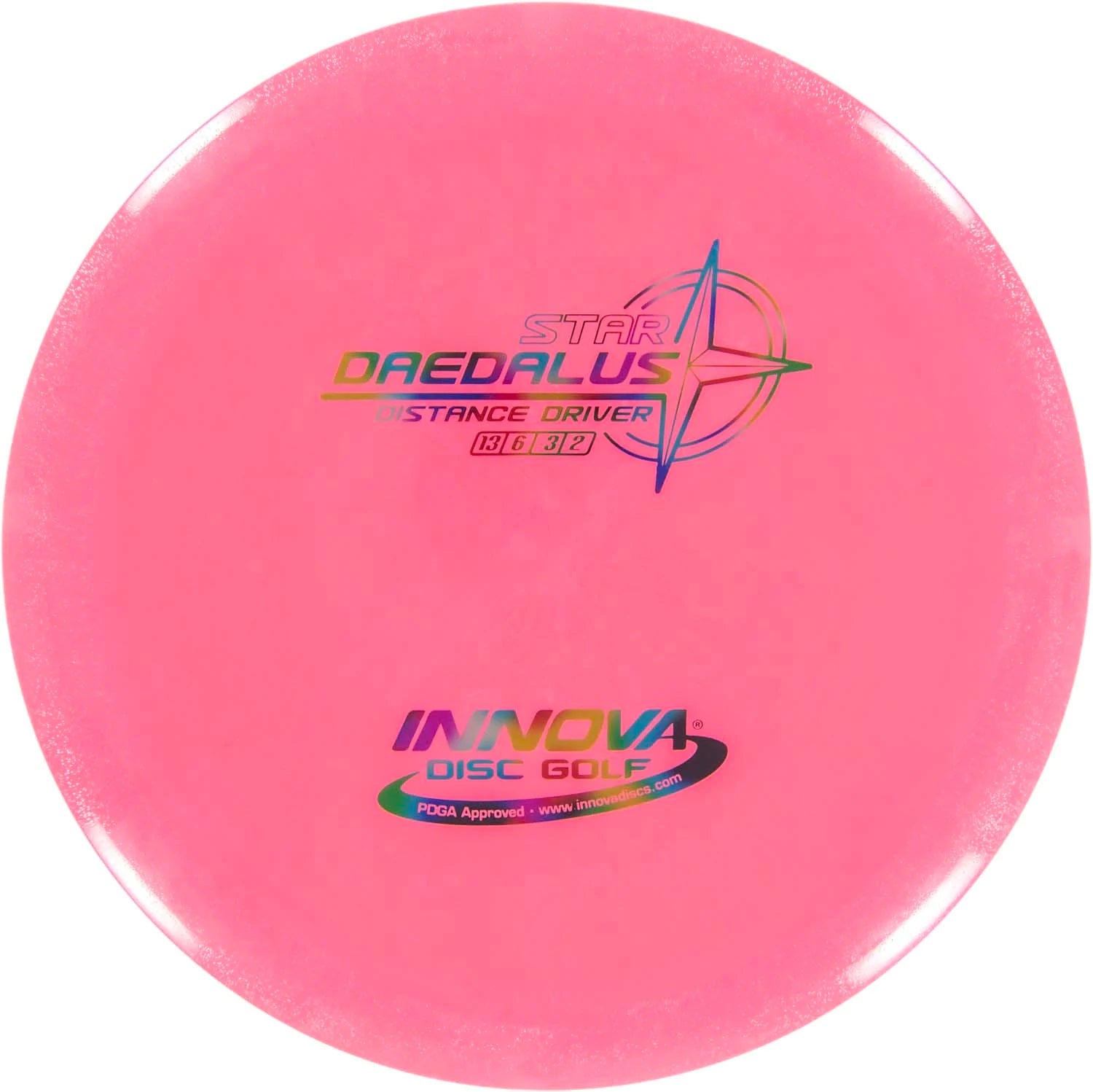 Innova Disc Golf Star Daedalus Distance Driver Grippy feel Good durability Flexible in cooler conditions Great for distance and control Maintains stability over time Comfortable for grip