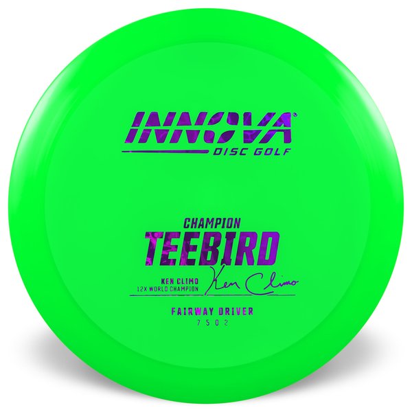 Innova Disc Golf Canada Champion Teebird3 INNOVA DISC GOLF CANADA Teebird3 Fairway Driver Flexible Premium feel Weather Resistant High Speed Good Glide Good for Windy Conditions No turn flexible grip Great durability