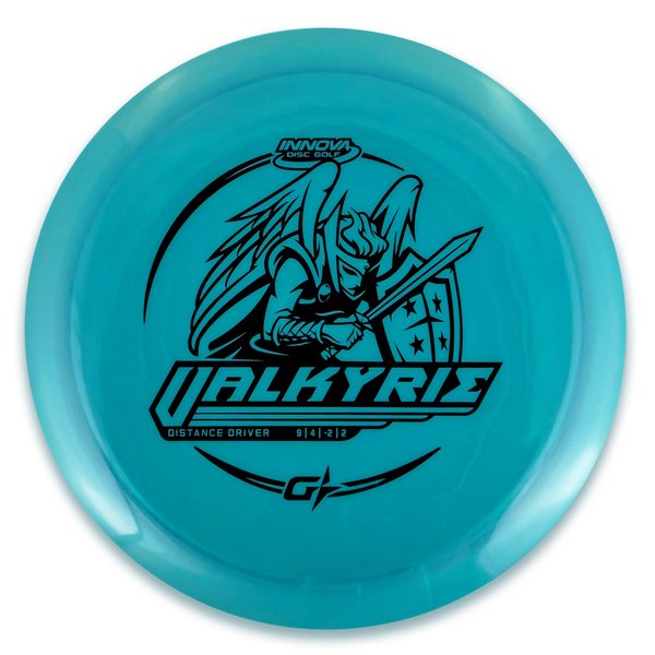 Innova Disc Golf Canada Champion Gstar Valkyrie Distance Driver Grippy feel base durability Flexible in cooler conditions Great for distance and control Maintains stability over time Comfortable for grip Straight shots