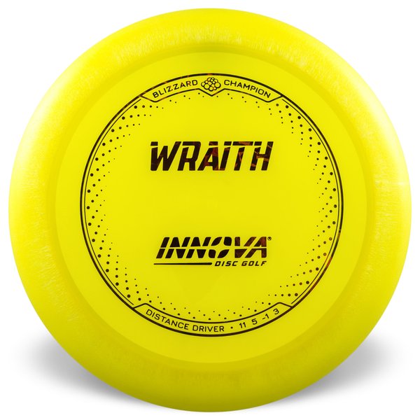 Innova Disc Golf Canada Champion Wraith Distance Driver Distance Driver Overstable Cold Reliable Experienced Players Headwind Use Highly Flexible Weather Consistent high glide forehand friendly