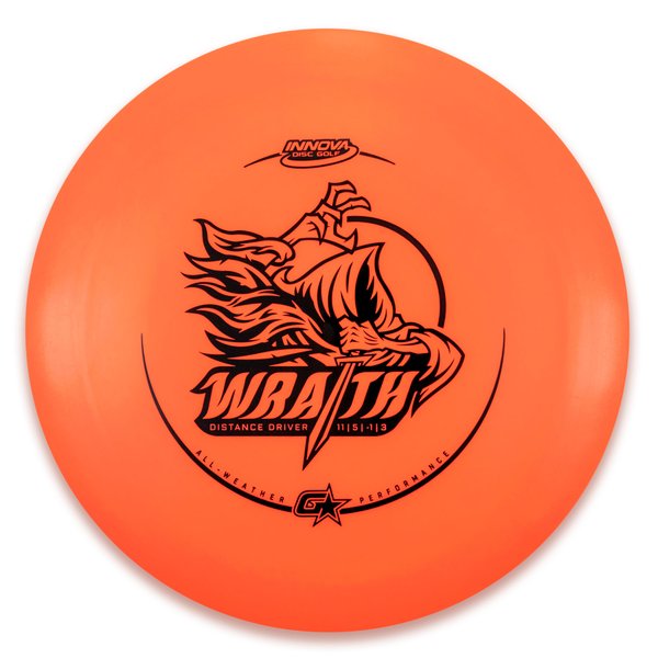 Innova Disc Golf Wraith Distance Driver Overstable Cold Reliable Experienced Players Headwind Use grippy plastic all Weather Consistent high glide forehand friendly good grip soft