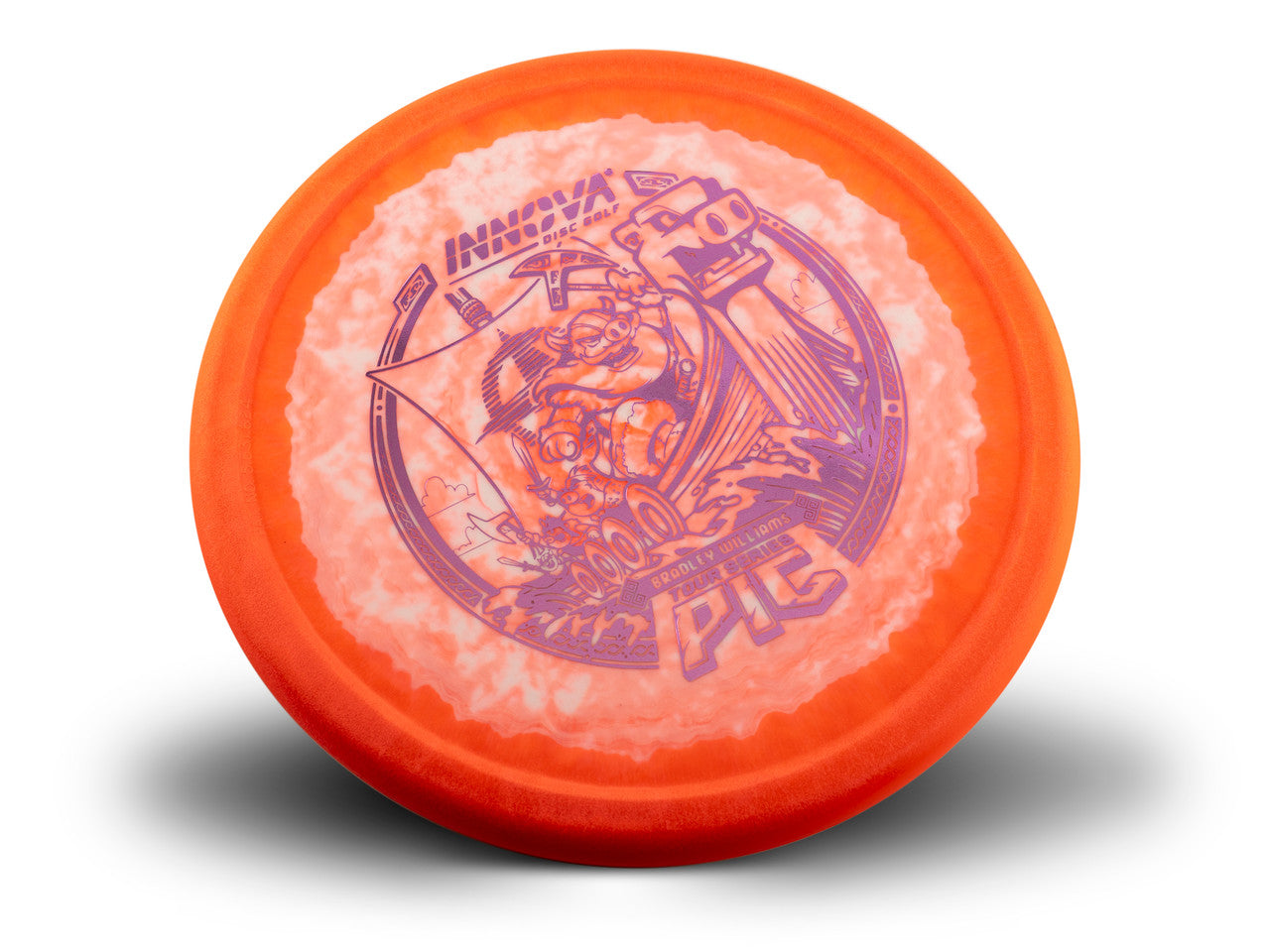 Pig Halo Nexus (Bradley Williams 2024 Tour Series) Pig	Pro	Putter	Cold Comfort	Hot Weather	Control Retained	Increased Stability	Medium Glide	Smooth Release Glow