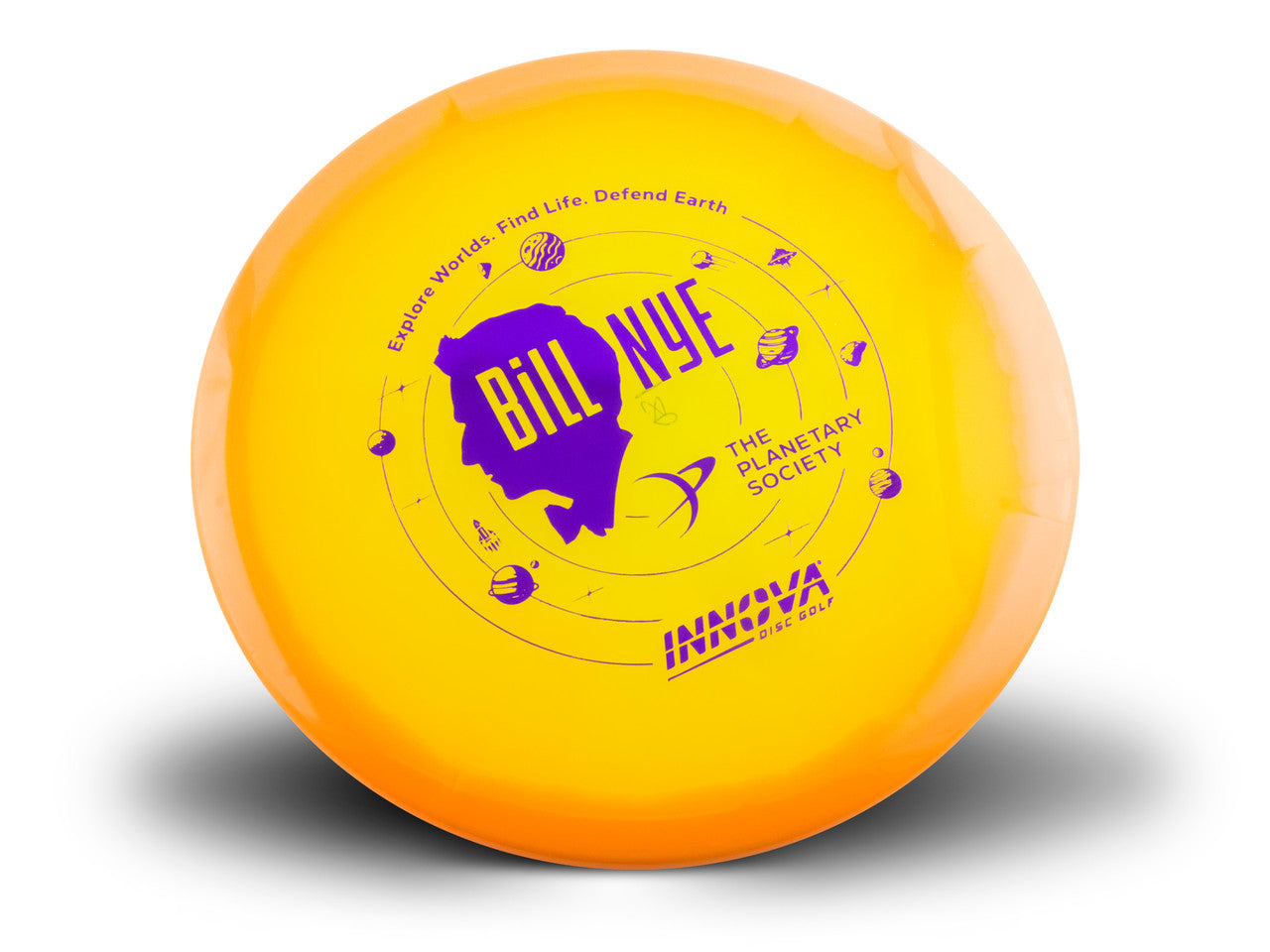 Innova Disc Golf Canada Halo Champion Mako3 Bill Nye Collab Edition Limited Production Innova Disc Golf Canada Champion Mako3 Midrange	Flexible	Premium feel	Ideal for Controlled Shots	Straight Shooter	Reliable Fade	Great Glide No fade No turn Beginner Friendly
