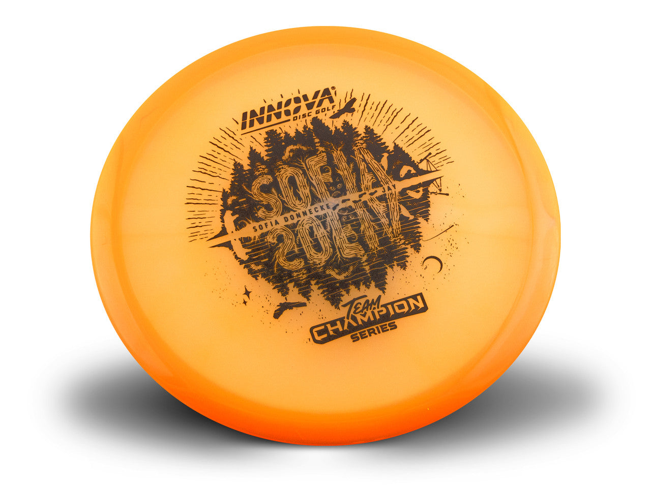 Jay Halo Champion (Sofia Donnecke 2024 Tour Series) Champion	Midrange	Firm grip	High durability	Stable flight path	Good pricing	Resistant to scratches 
Grippy feel	Good durability	Flexible in cooler conditions	Great for distance and control	Maintains stability over time	Comfortable for grip
