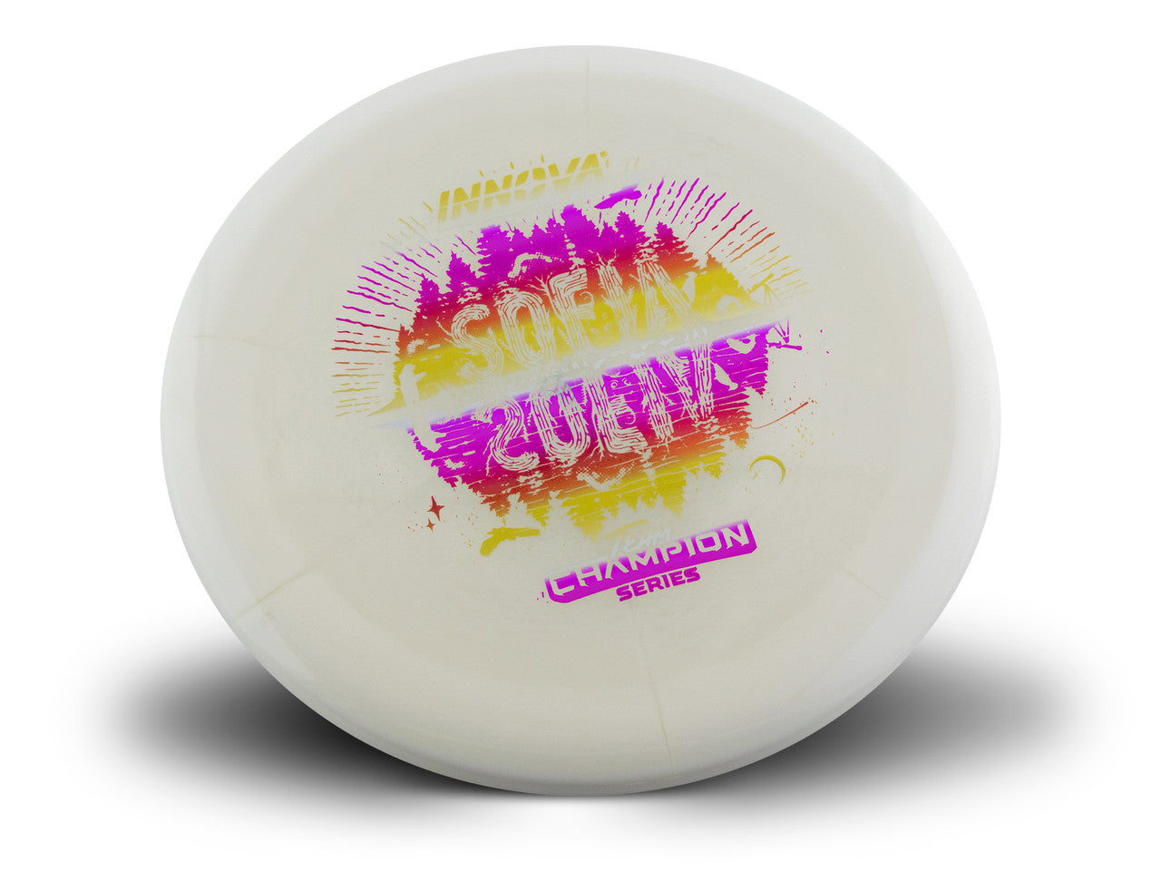 Jay Halo Champion (Sofia Donnecke 2024 Tour Series) Champion	Midrange	Firm grip	High durability	Stable flight path	Good pricing	Resistant to scratches 
Grippy feel	Good durability	Flexible in cooler conditions	Great for distance and control	Maintains stability over time	Comfortable for grip

