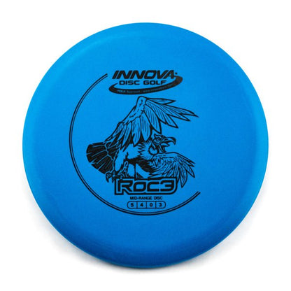 NNOVA DISC GOLF CANADA	Roc3
Midrange	Firm grip	good durability	Stable flight path		Resistant to scratches	Ideal for advanced players overstable  moderate glide
forehand shots
