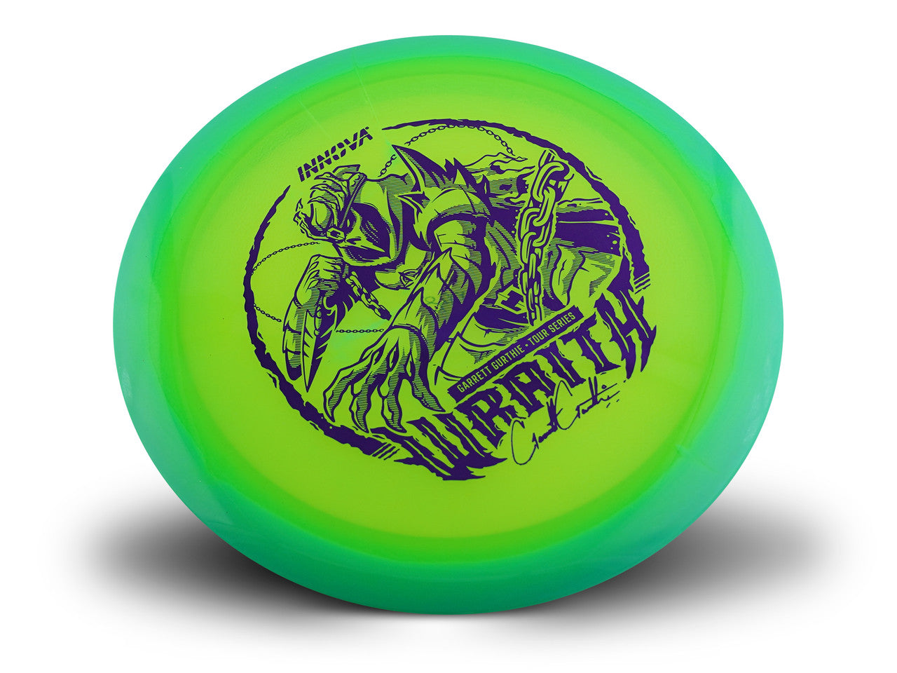 Innova Disc Golf Garrett Gurthie Halo Champion Wraith Distance Driver	Overstable	Cold Reliable	Experienced Players	Headwind Use	grippy plastic	 all Weather Consistent high glide forehand friendly good grip soft
