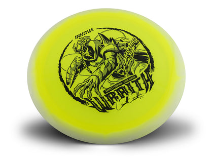 Innova Disc Golf Garrett Gurthie Halo Champion Wraith Distance Driver	Overstable	Cold Reliable	Experienced Players	Headwind Use	grippy plastic	 all Weather Consistent high glide forehand friendly good grip soft
