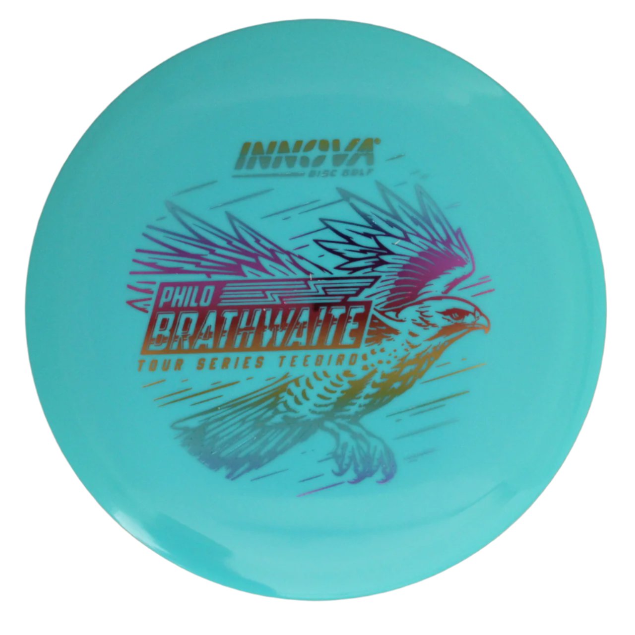 Teebird Proto Glow Star (Philo Brathwaite 2024 Tour Series) Teebird  Glow	Fairway Driver	Glows in the dark	Charges in sunlight	Good grip for night rounds	Maintains durability of premium plastics	Provides visibility at night	Can be used in various conditions