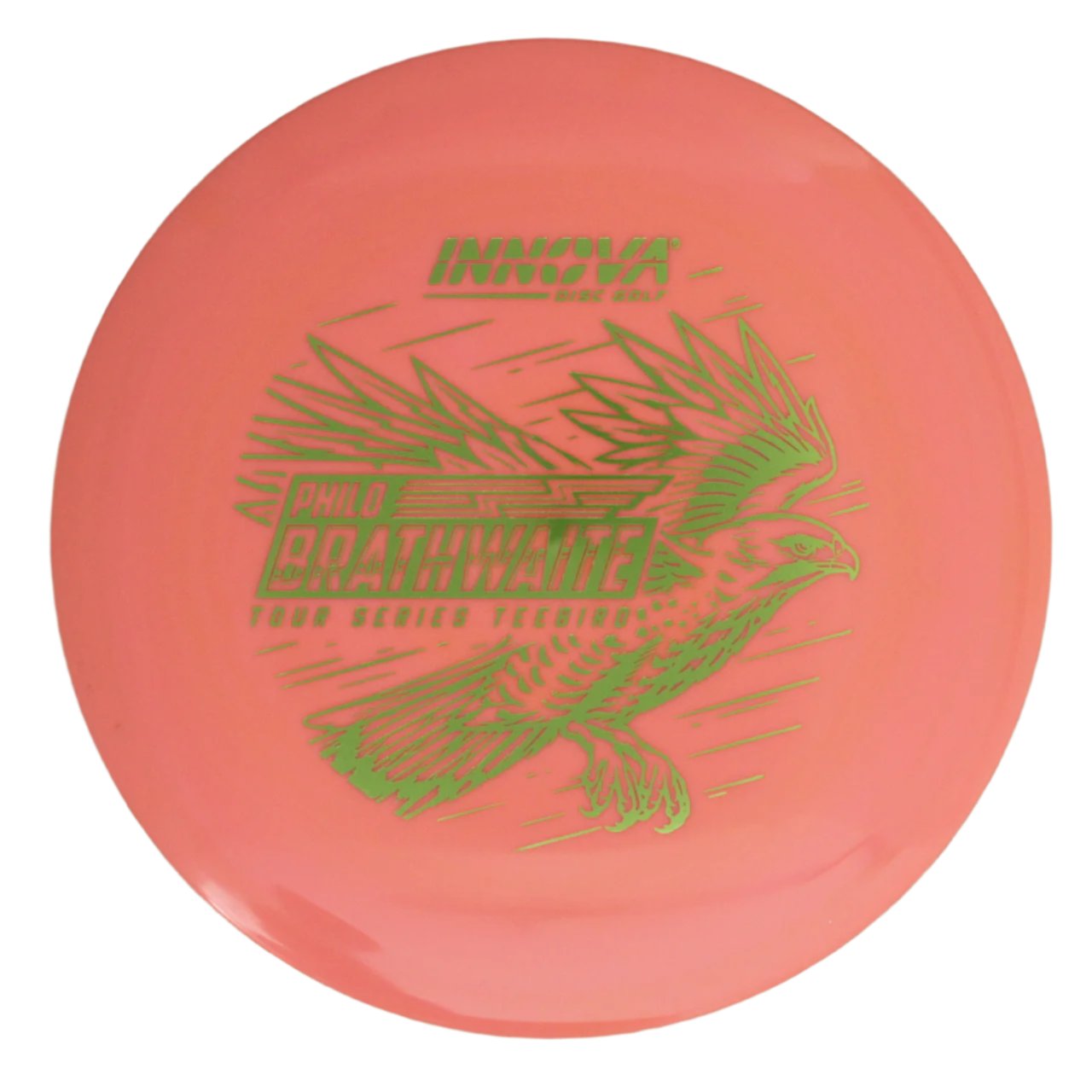 Teebird Proto Glow Star (Philo Brathwaite 2024 Tour Series) Teebird  Glow	Fairway Driver	Glows in the dark	Charges in sunlight	Good grip for night rounds	Maintains durability of premium plastics	Provides visibility at night	Can be used in various conditions