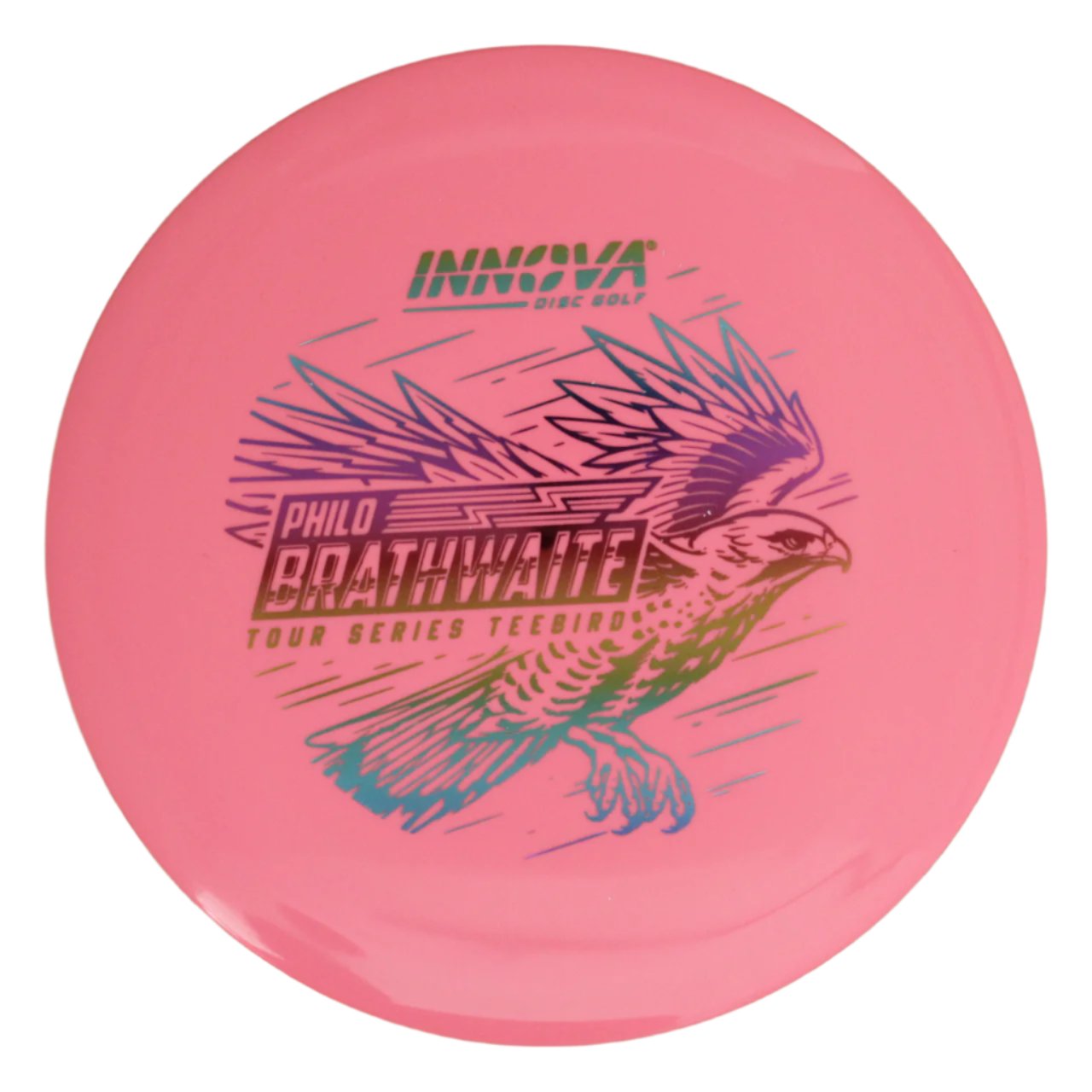 Teebird Proto Glow Star (Philo Brathwaite 2024 Tour Series) Teebird  Glow	Fairway Driver	Glows in the dark	Charges in sunlight	Good grip for night rounds	Maintains durability of premium plastics	Provides visibility at night	Can be used in various conditions