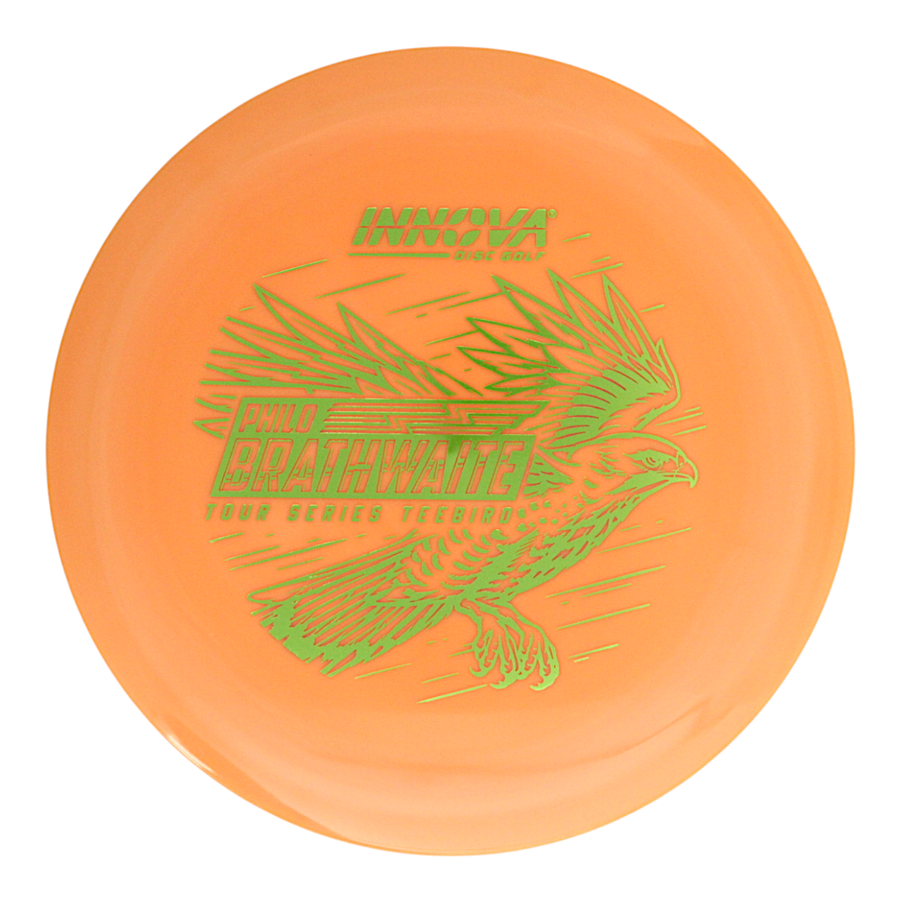 Teebird Proto Glow Star (Philo Brathwaite 2024 Tour Series) Teebird  Glow	Fairway Driver	Glows in the dark	Charges in sunlight	Good grip for night rounds	Maintains durability of premium plastics	Provides visibility at night	Can be used in various conditions