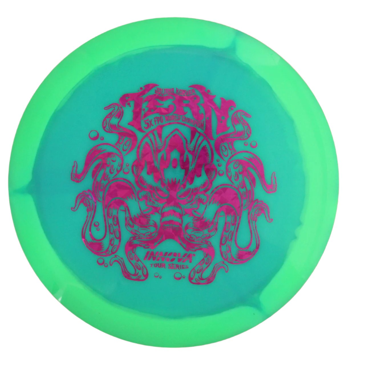 Tern Proto Glow Halo Star (Juliana Korver 2024 Tour Series) Superior grip	Good durability	Consistent flight path	Suitable for all skill levels	Good for distance and control	Versatile for different shots Glow