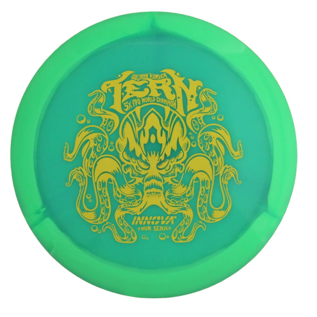Tern Proto Glow Halo Star (Juliana Korver 2024 Tour Series) Superior grip	Good durability	Consistent flight path	Suitable for all skill levels	Good for distance and control	Versatile for different shots Glow